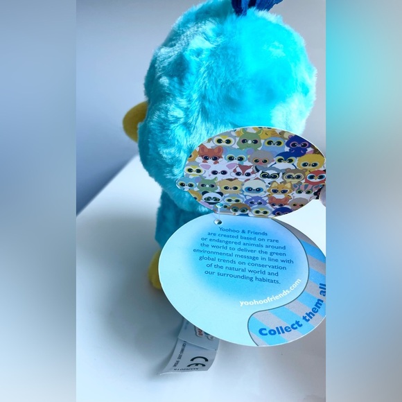 YooHoo & Friends 5” Plush Sparkly Peacock - Picture 6 of 7